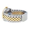 Image 8 : Rolex Mens 2 Tone Green String Diamond & Emerald Datejust Wristwatch Serviced Po