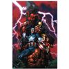 Image 1 : Marvel Comics "New Avengers #1" Numbered Limited Edition Giclee on Canvas by Dav