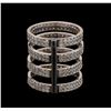 Image 2 : 14KT White Gold 1.07 ctw Diamond Ring