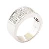 Image 4 : 1.07 ctw Diamond Ring - 18KT White Gold