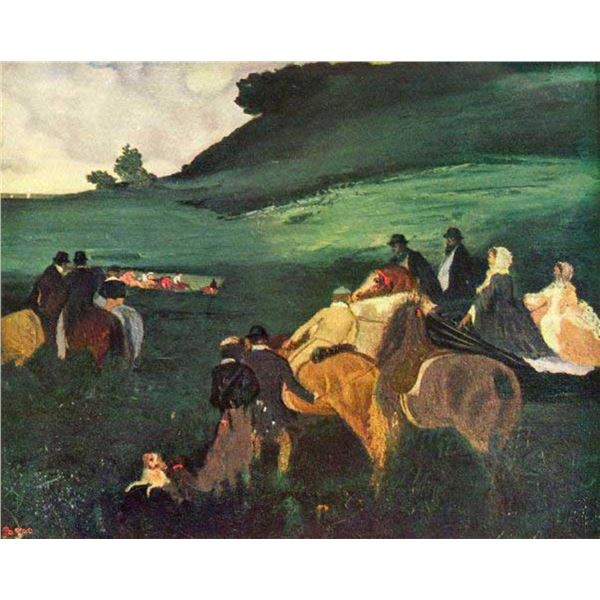 Edgar Degas - Riders In The  Landscape