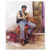 Image 1 : Pino (1939-2010), "Music Lover" Artist Embellished Limited Edition on Canvas, CP