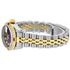 Image 8 : Rolex Ladies 2 Tone YG/SS Purple Diamond & Ruby Oyster Perpetaul Datejust Wristw