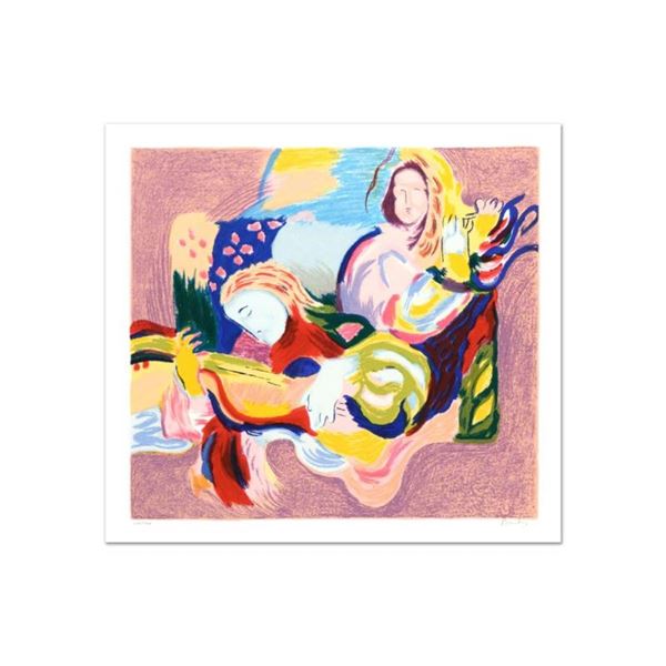 David Bovetez,  Fiesta  Limited Edition Lithograph, Numbered and Hand Signed.