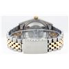 Image 5 : Rolex Mens 2 Tone Black String Diamond & Sapphire 36MM Datejust Wristwatch