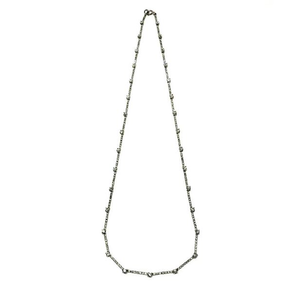 2.20 ctw Diamond Necklace - 18KT White Gold