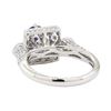 Image 3 : 2.09 ctw Sapphire and Diamond Ring - 18KT White Gold