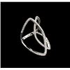 Image 1 : 0.47 ctw Diamond Ring - 14KT White Gold