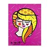 Image 1 : Romero Britto "Lily" Hand Signed Limited Edition Giclee on Canvas; Authenticated