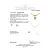 Image 3 : 0.08 ctw Diamond and Pearl Pendant & Chain - 18KT Yellow Gold