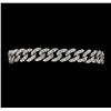 Image 1 : 5.40 ctw Diamond Bracelet - 14KT White Gold