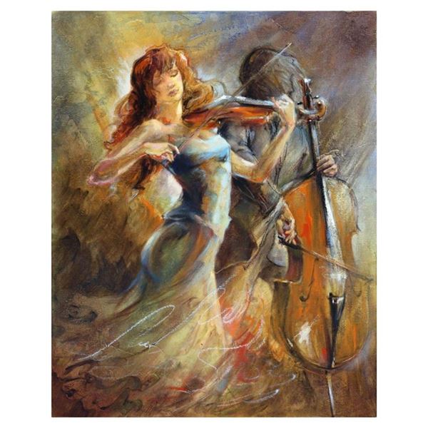 Lena Sotskova,  Romance  Hand Signed, Artist Embellished Limited Edition Giclee