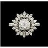 Image 2 : 1.44 ctw Diamond Ring - 14KT White Gold