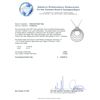 Image 3 : 14KT White Gold 0.90 ctw Diamond Pendant With Chain