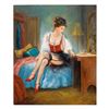 Image 1 : Taras Sidan, "Mademoiselle" Hand Signed Limited Edition Giclee on Canvas with Le