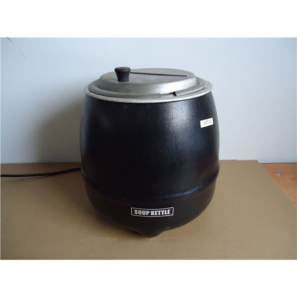 USED 10L Counter Top Black Soup Kettle