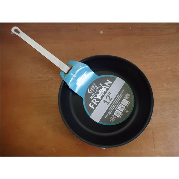 Lof of 3 - NEW 12" Non-Stick Fry Pans