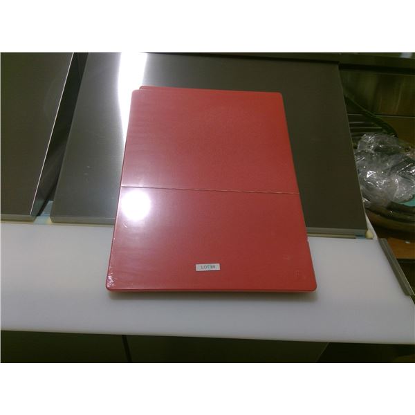 Lot of 3 - Red Cutting Board 15" x 20"