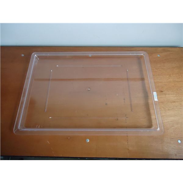 Lot of 6 - Poly Carb Food Storage Boxes Cover 18" x 26"