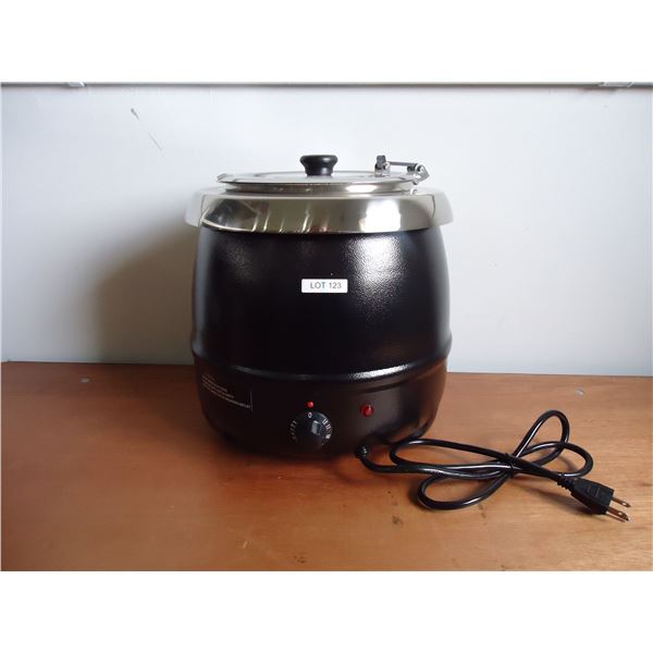 NEW 10L Counter Top Black Soup Kettle