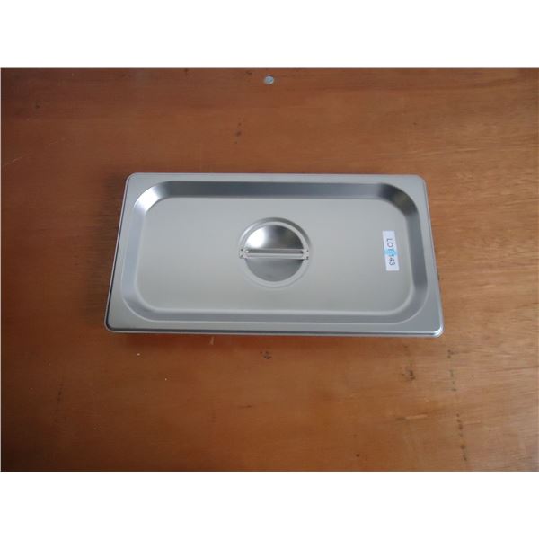 Lot of 6 - Stainless Steel One Third Insert Lids (Lids Only)