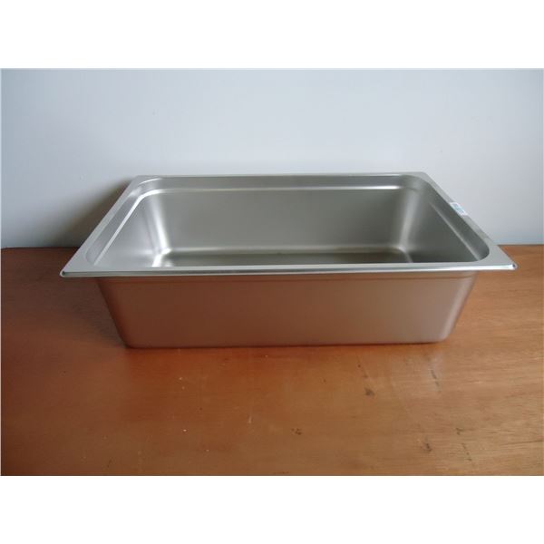 Lot of 6 - Stainless Steel Full Size Insert 4" D