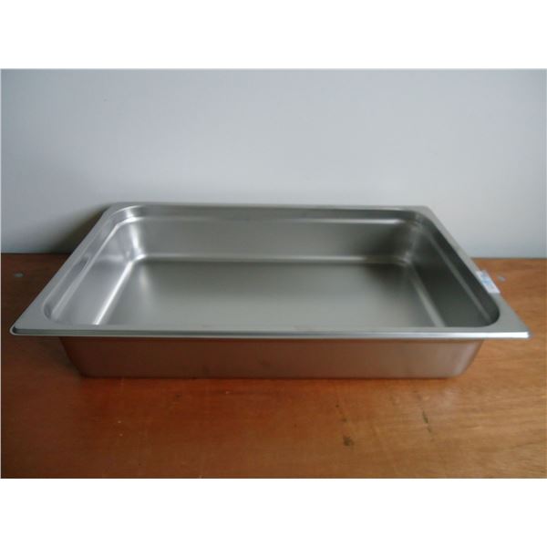 Lot of 6 - Stainless Steel Full Size Insert 4" D