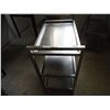 Image 1 : USED Stainless Steel Table with 3 Shelves