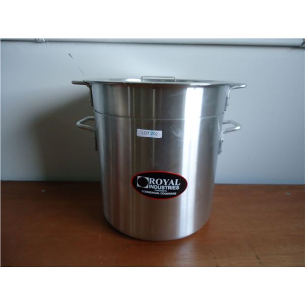 Stock Pot 20 Quart Double Boiler (with Lid)