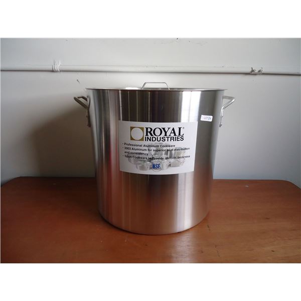 Aluminum 50 Quart Stock Pot (with Lid)
