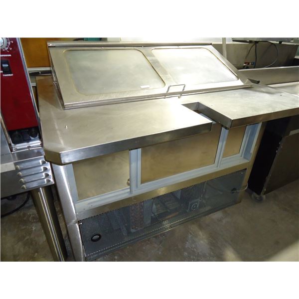 USED QBD 4' Pizza Prep Table Mega Top