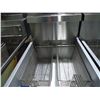 Image 2 : NEW Commercial Stainless Steel Double Basket Deep Fryer, 40 lb