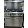Image 1 : NEW 36" Heavy Duty 6 Burner Range With Oven, Natural Gas