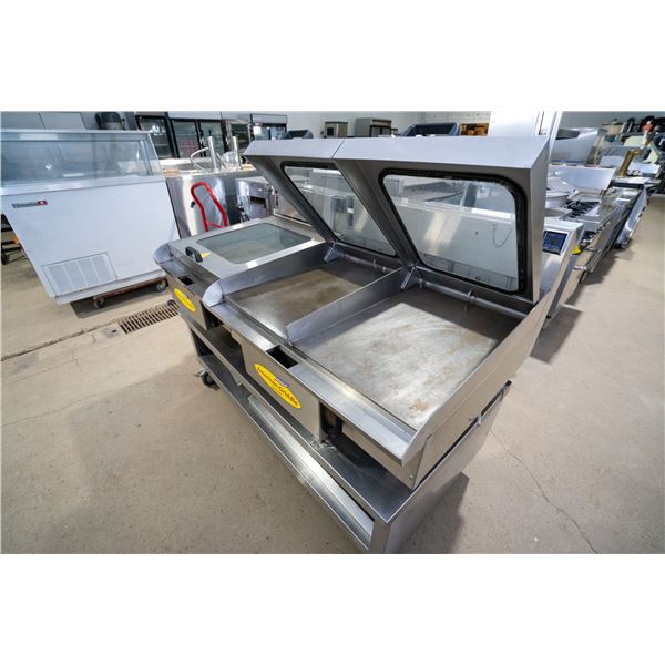 USED American Griddle 36" Flat Top Grill with Steam