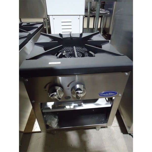 NEW 18" Stock Pot Gas Stove, Single Burner, 2 Manual Controls