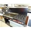 Image 4 : USED 5' Range with 36" Flat Top Grill and 4 Burners