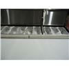 Image 2 : NEW Double Door 67" Stainless Steel Refrigerated Pizza Prep Table With Inserts