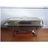 Image 1 : NEW Stainless Steel Full Size Chafing Dish (With Lid and Inserts)