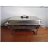 Image 1 : Stainless Steel Full Size Chafing Dish (With Lid and Inserts)
