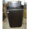 Image 1 : 22" W Black Wood Single Garbage Bin with Single Door
