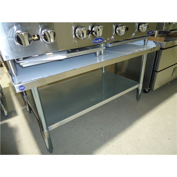 NEW 48" Stainless Steel Equipment Table