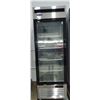 Image 1 : 27" Single Glass Door Cooler, Stainless Steel with LED Lighting