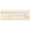 Image 7 : Harold Macmillan Document Signed and Percy Nunn Autograph Letter Signed