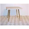 Image 1 : BRASS & TRAVERTINE TABLE