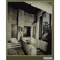 Julius Shulman color photo Ennis Brown