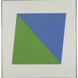 Ellsworth Kelly - "Blue/Green" (EK70-336)