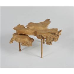 Jan De Swart - Burled wood articulating ta