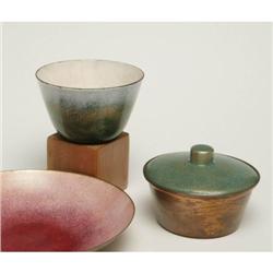 Jade Snow Wong - Pair of enamel bowls