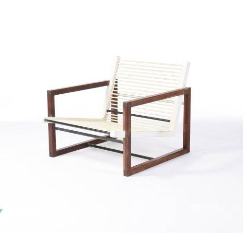 Maurice Martine Wood dowel lounge chair