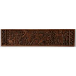 Evelyn Ackerman - "Vineyards" motif carved